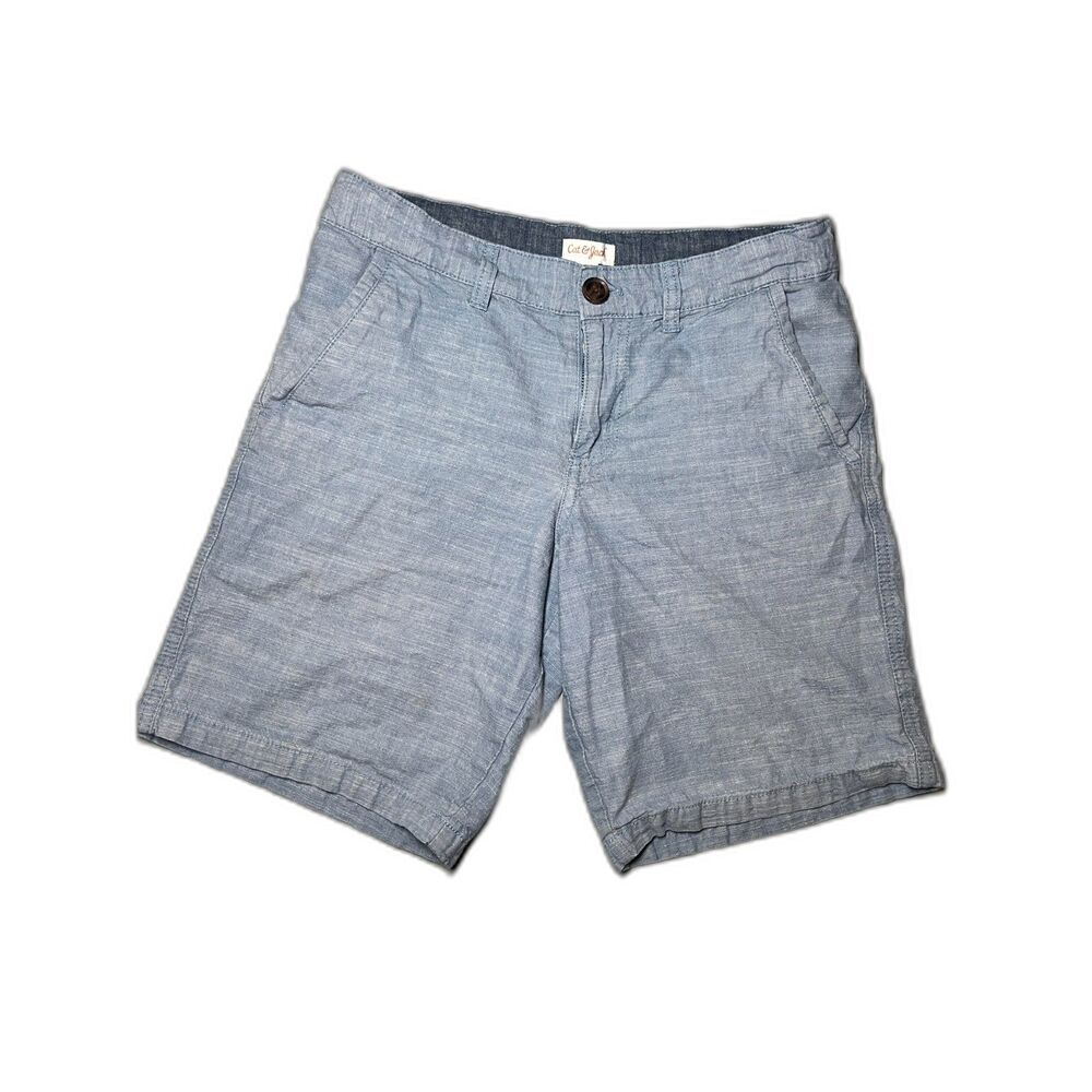 Gently Used Cat & Jack Boys' Shorts - Size 12, Light Blue